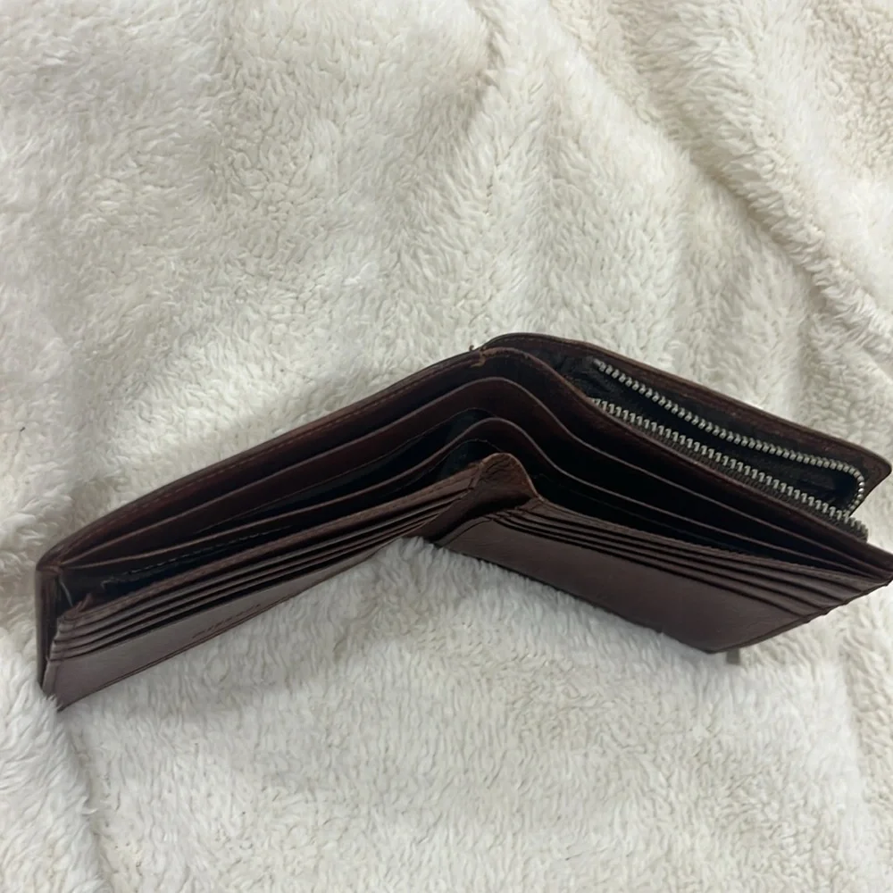Mens Brown Leather Wallet